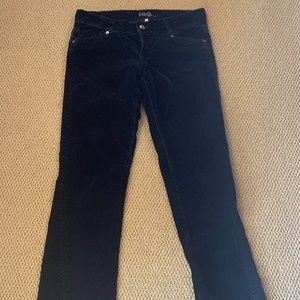 Tag Black Velvet Jeans -- Size 29